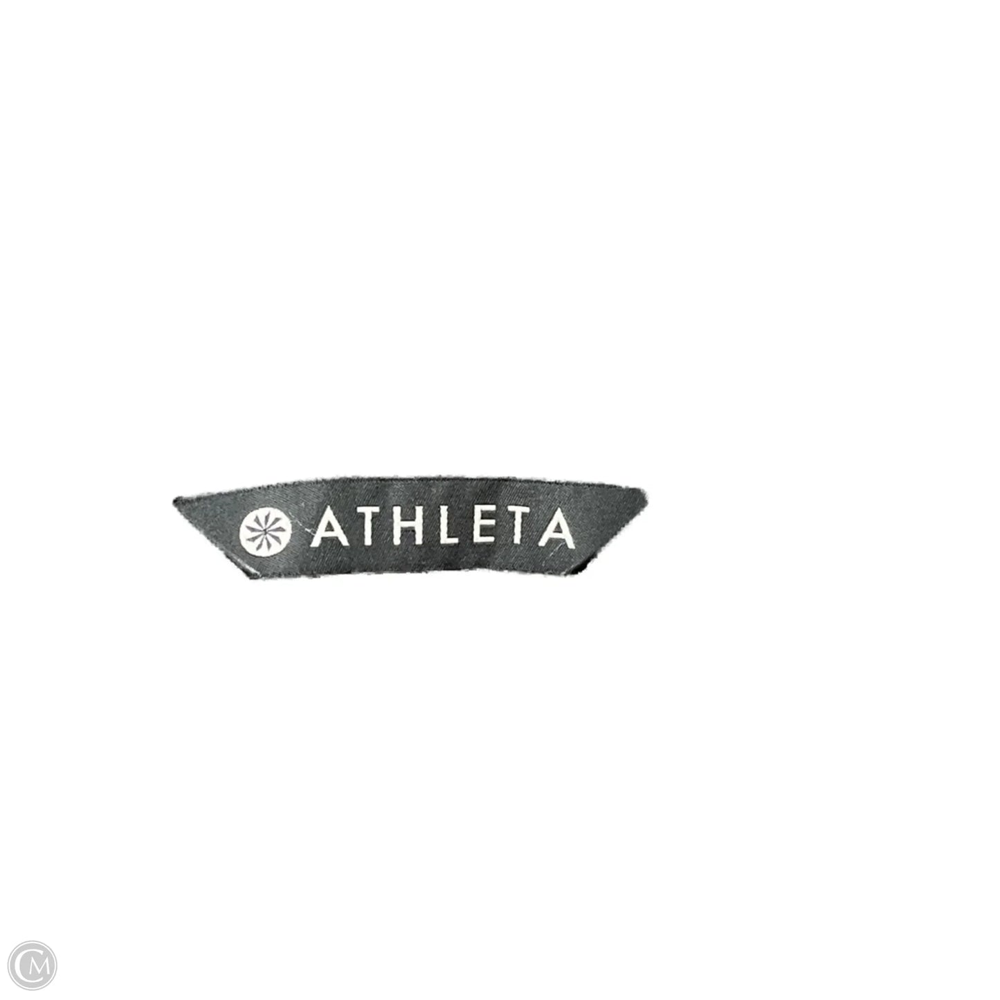 Athletic Top Short Sleeve By Athleta In Grey, Size: S