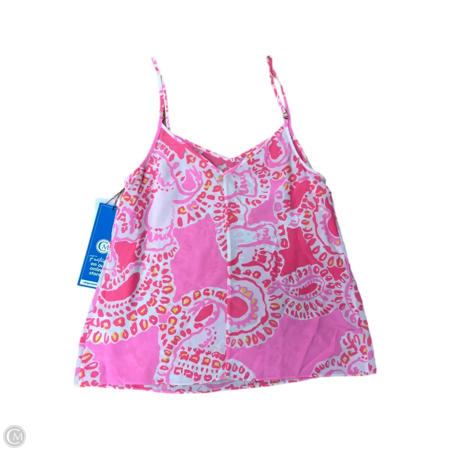 Top Sleeveless Designer By Lilly Pulitzer In Pink, Size: Xs