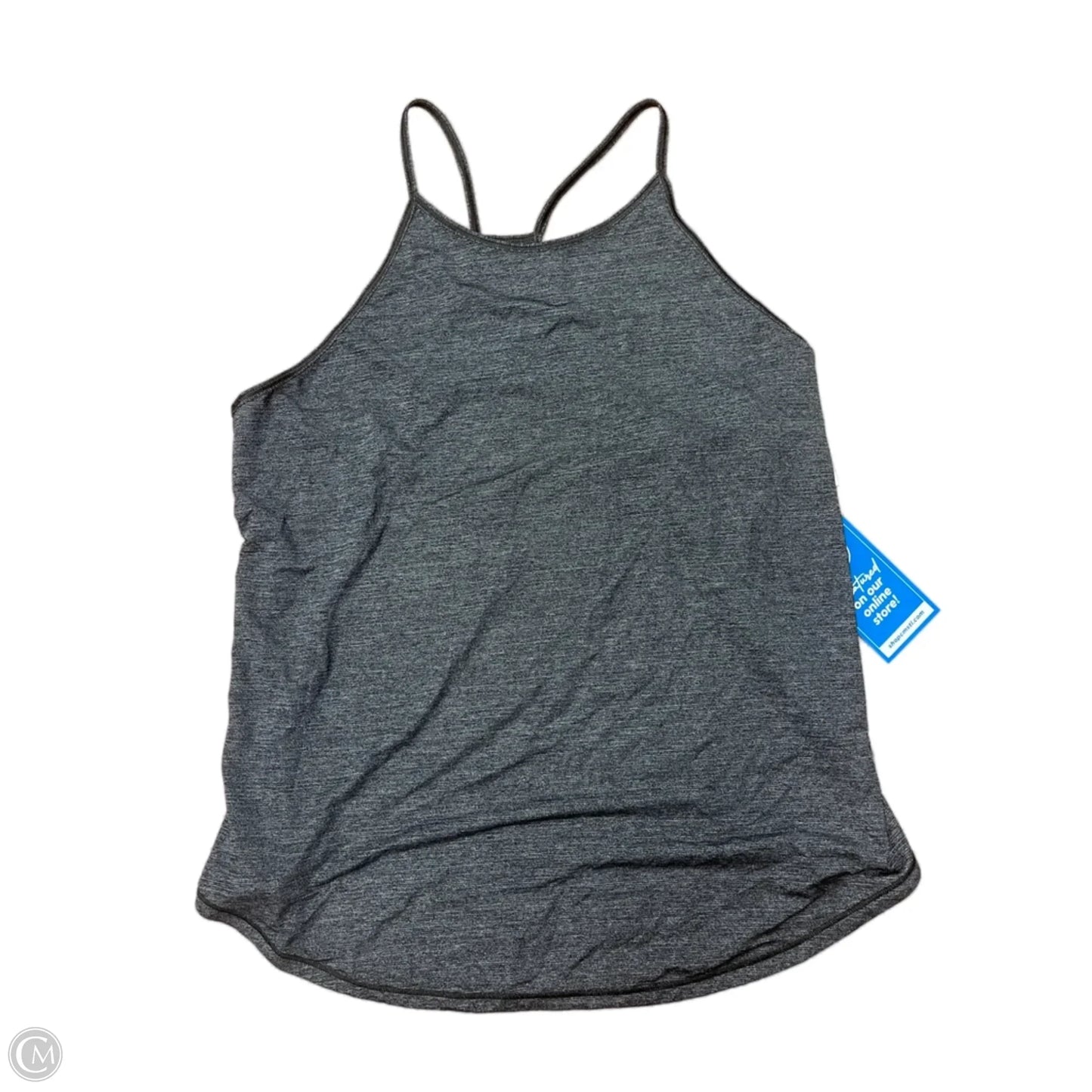 Athletic Tank Top By Lululemon In Grey, Size: M