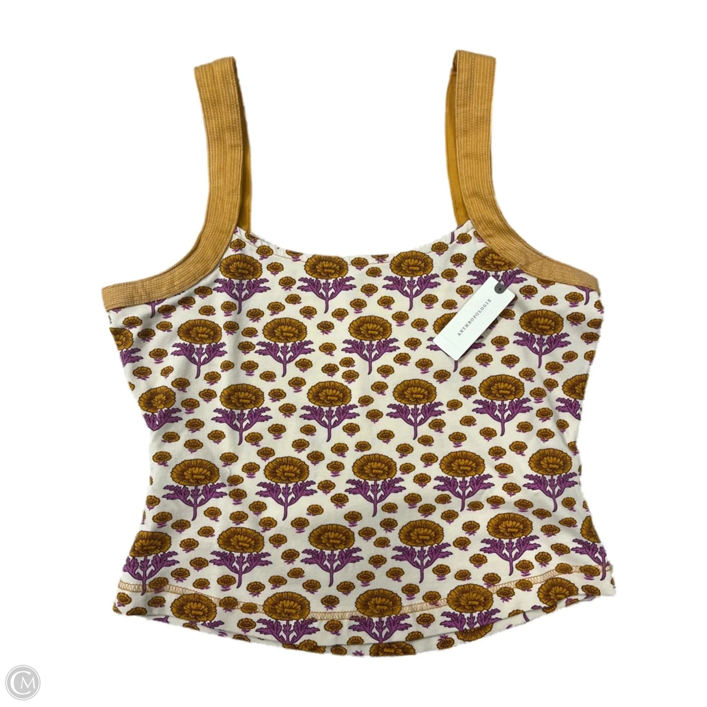 Top Sleeveless By Maeve In Multi-colored, Size: M