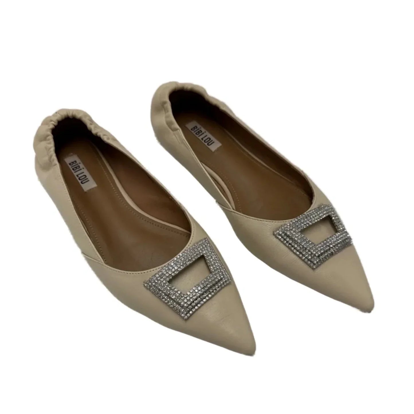 Shoes Flats By Bibi Lou In Cream, Size: 8.5