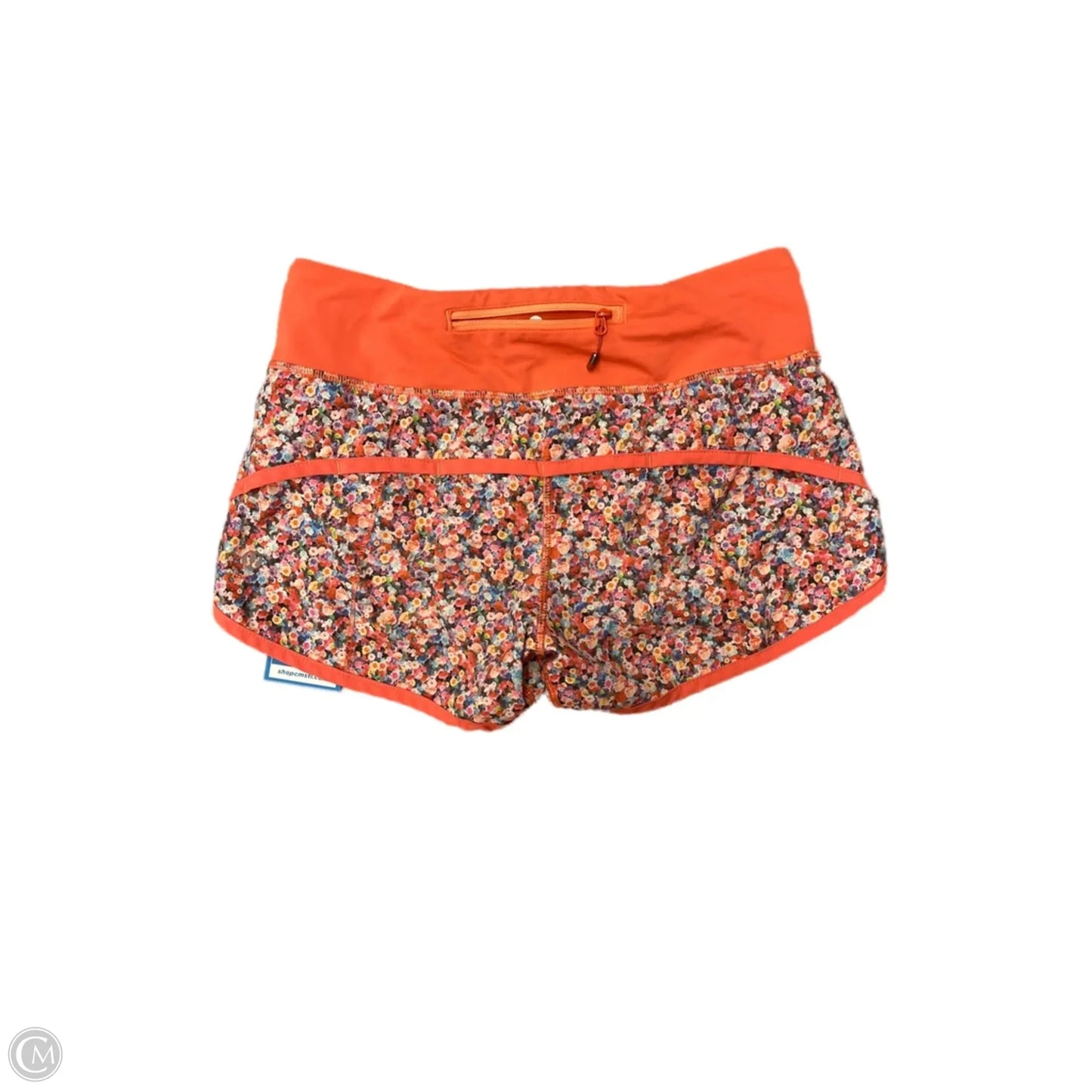 Athletic Shorts By Lululemon In Floral Print, Size: 2
