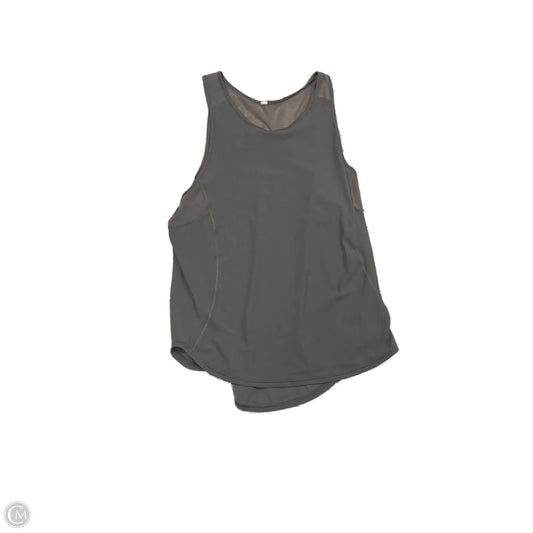 Athletic Tank Top By Lululemon In Grey, Size: M