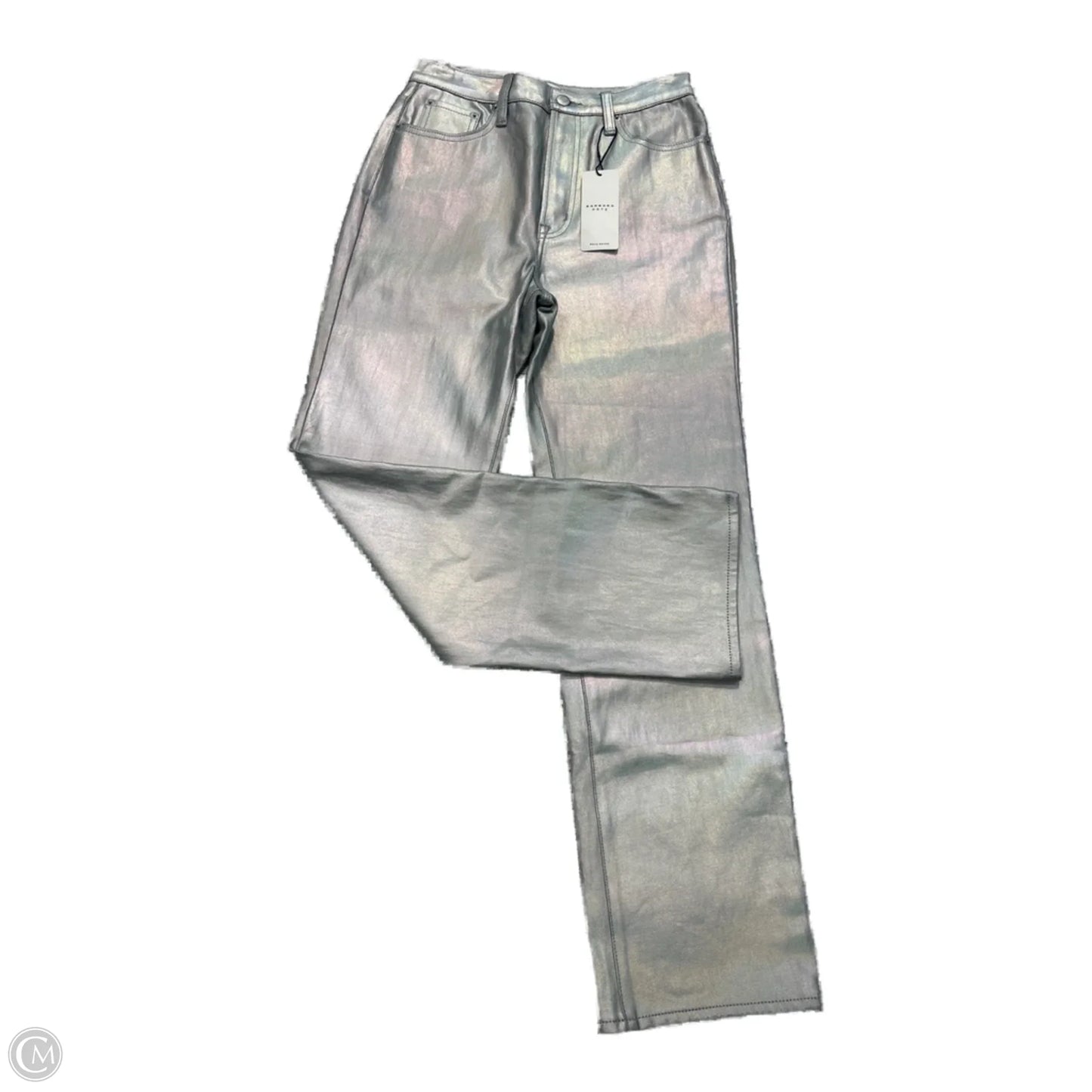 Jeans Wide Leg By Pistola In Silver, Size: 2