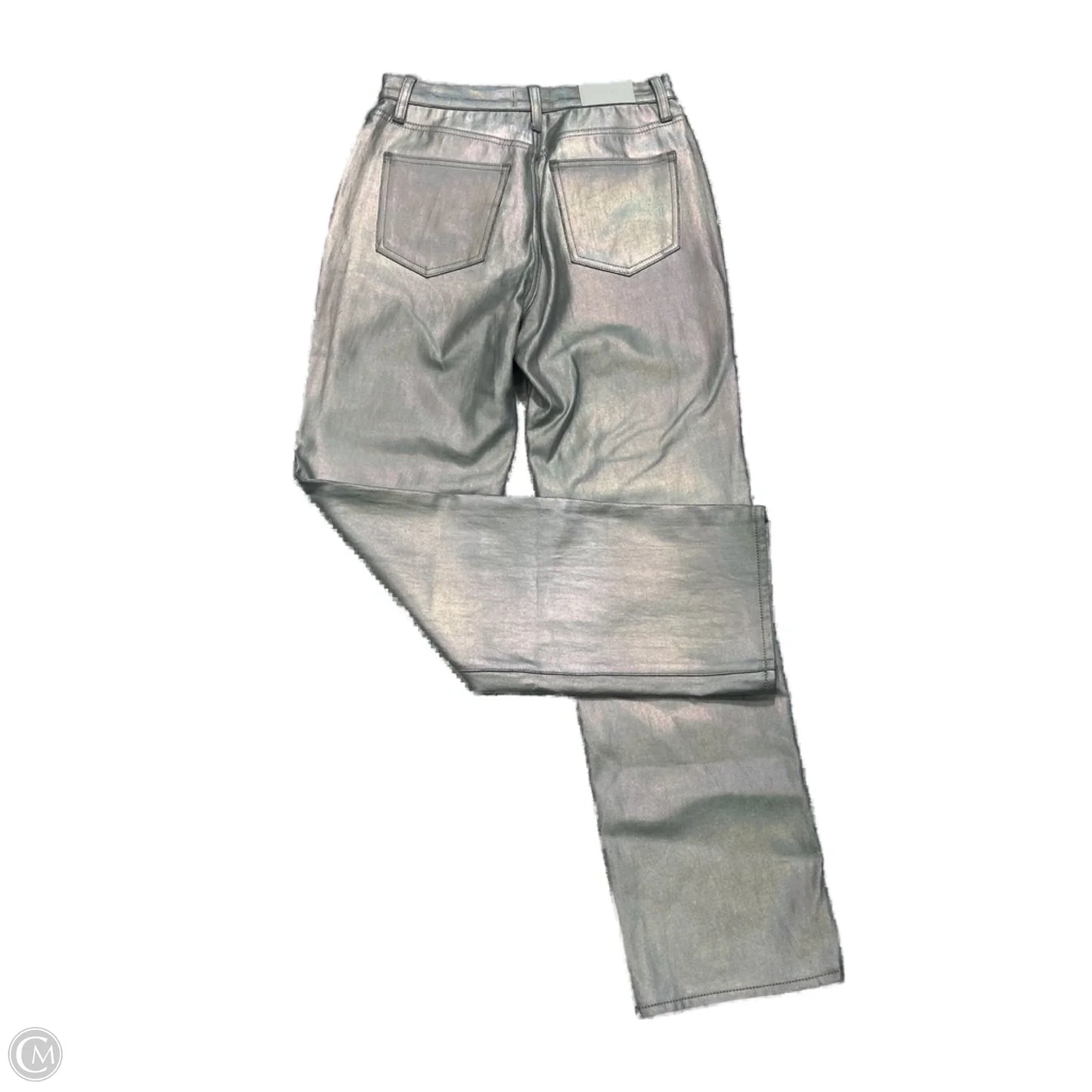 Jeans Wide Leg By Pistola In Silver, Size: 2