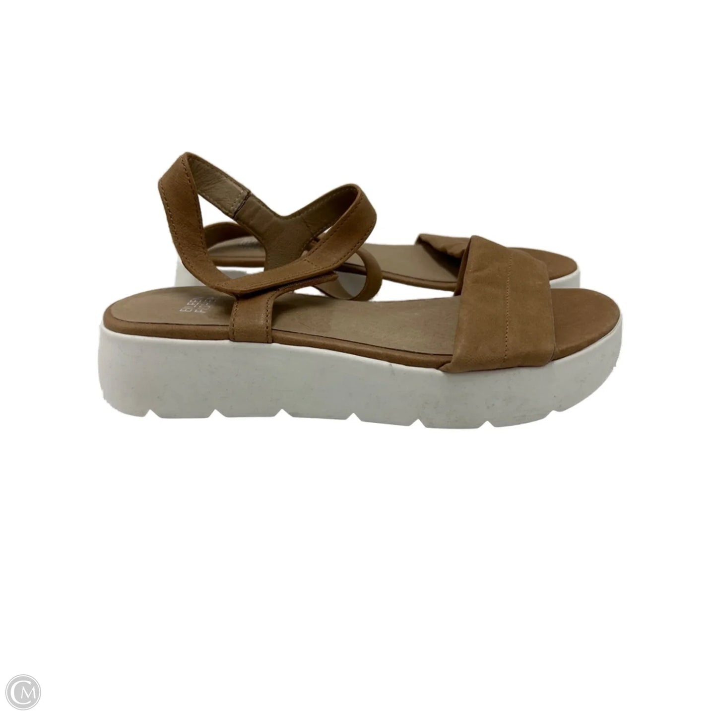 Sandals Heels Platform By Eileen Fisher In Brown, Size: 8