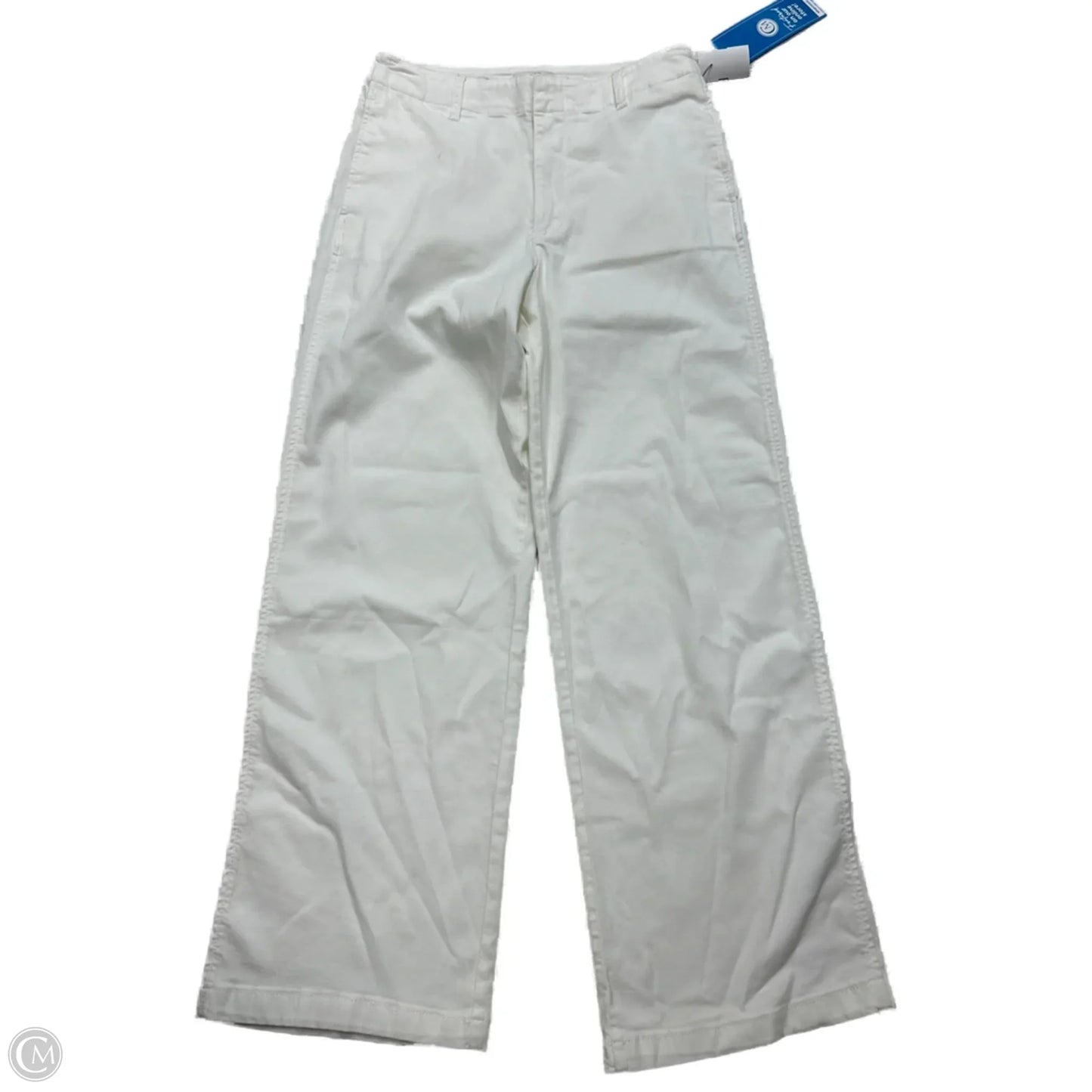 Jeans Wide Leg By Kut In White Denim, Size: 10