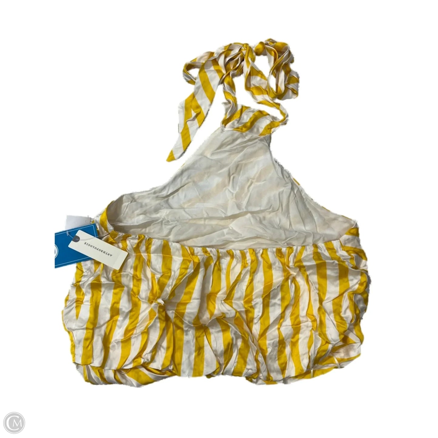Top Sleeveless By Anthropologie In Yellow, Size: M