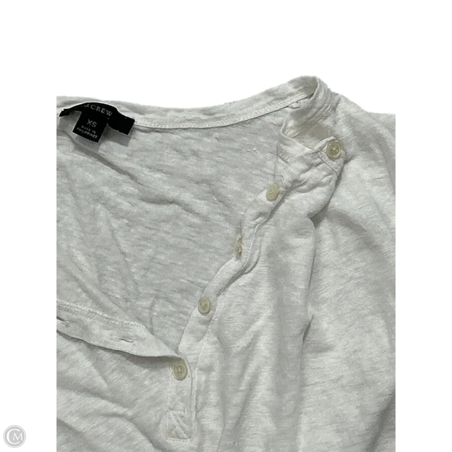 Top Short Sleeve By J. Crew In White, Size: Xs