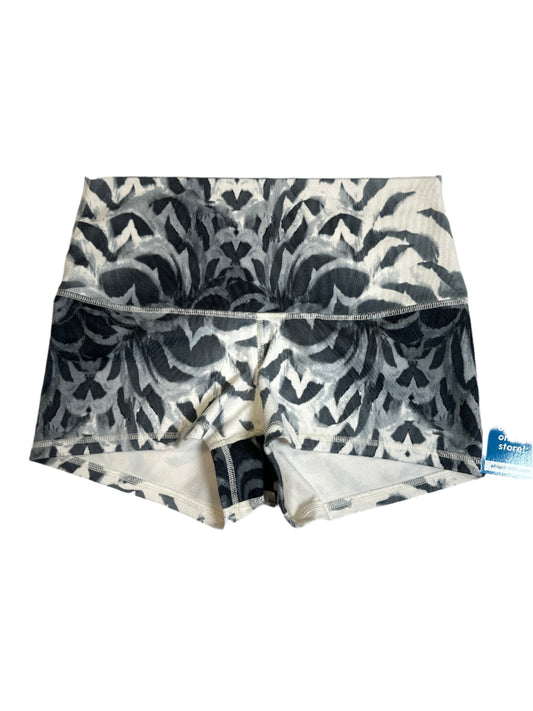 Athletic Shorts By Lululemon In Black & White, Size: M