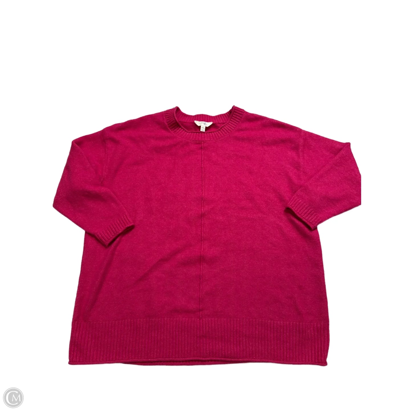 Sweater By Terra & Sky In Pink, Size: 2x