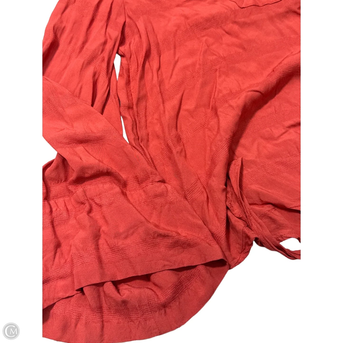 Top Long Sleeve By Free People In Coral, Size: Sp