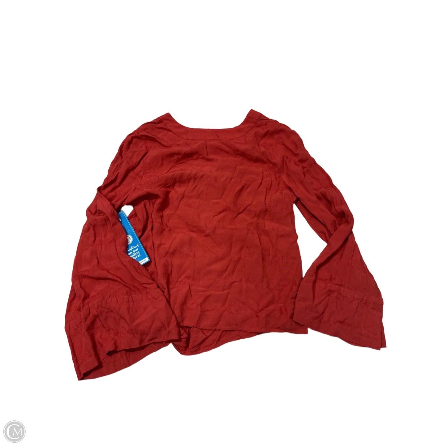 Top Long Sleeve By Free People In Coral, Size: Sp