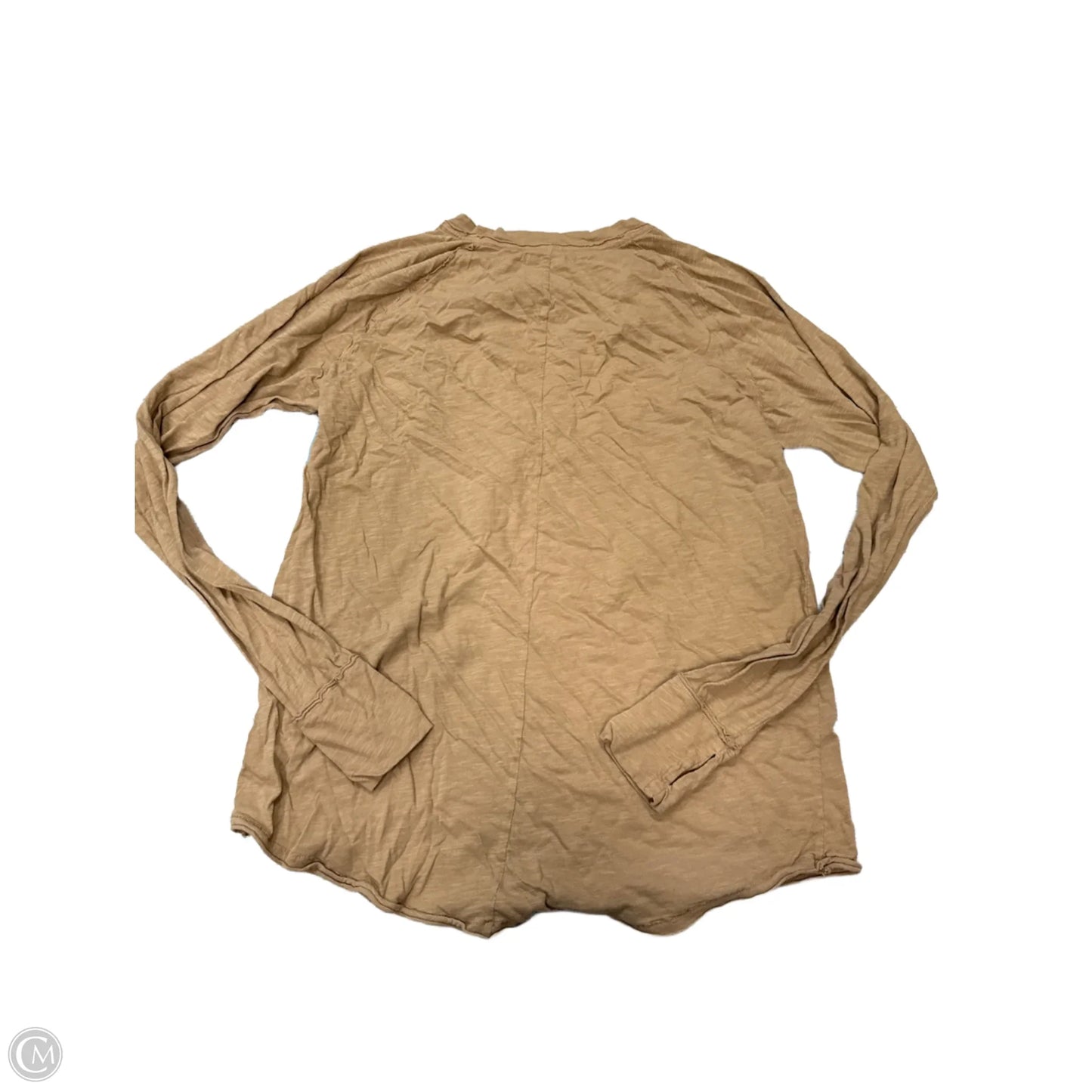 Top Long Sleeve By Free People In Brown, Size: L