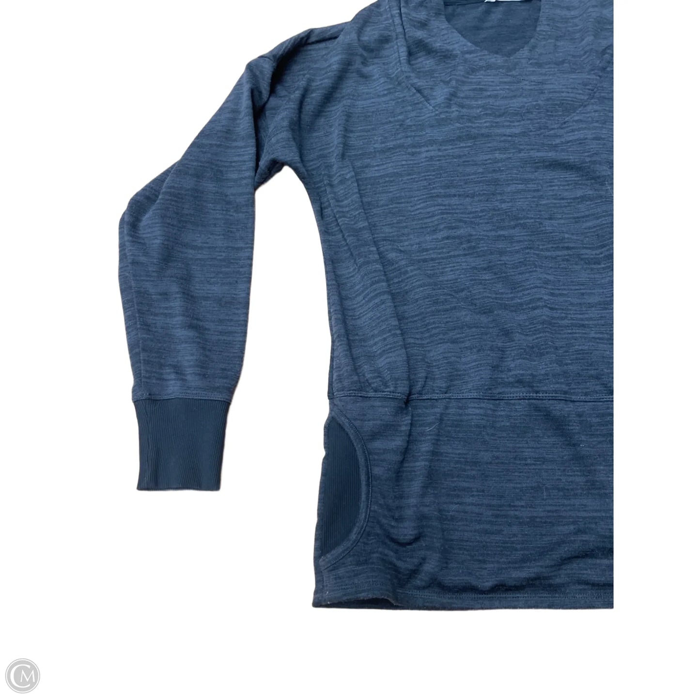 Sweatshirt Hoodie By Athleta In Grey, Size: L