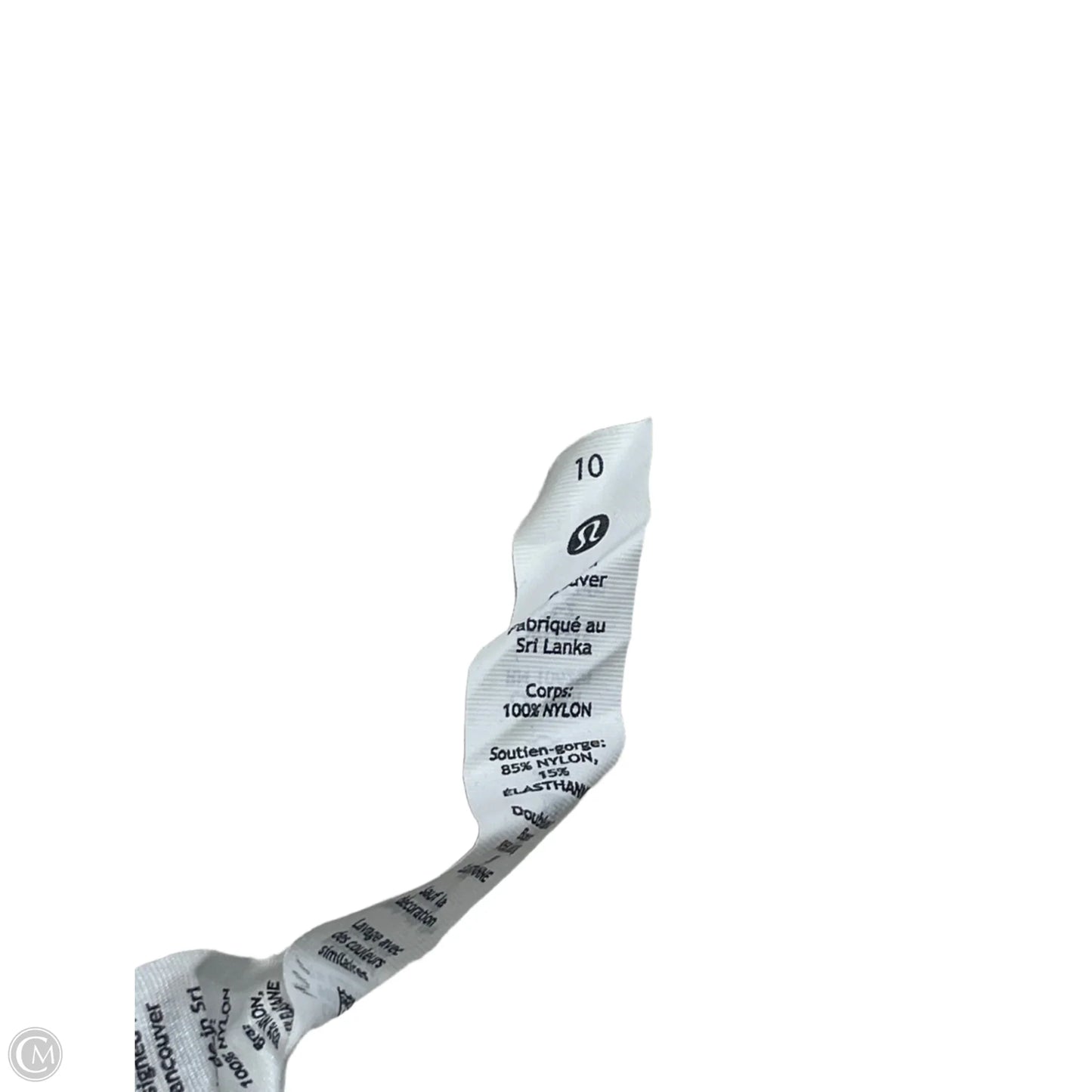 Athletic Tank Top By Lululemon In Cream, Size: M