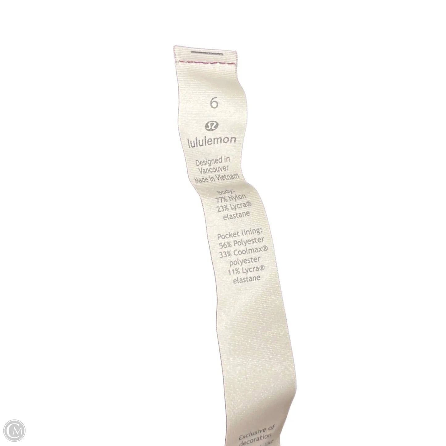 Athletic Leggings By Lululemon In Maroon, Size: S