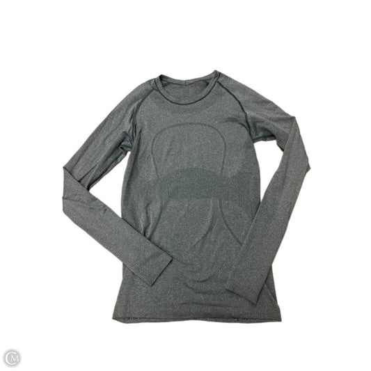 Athletic Top Long Sleeve Crewneck By Lululemon In Blue, Size: S