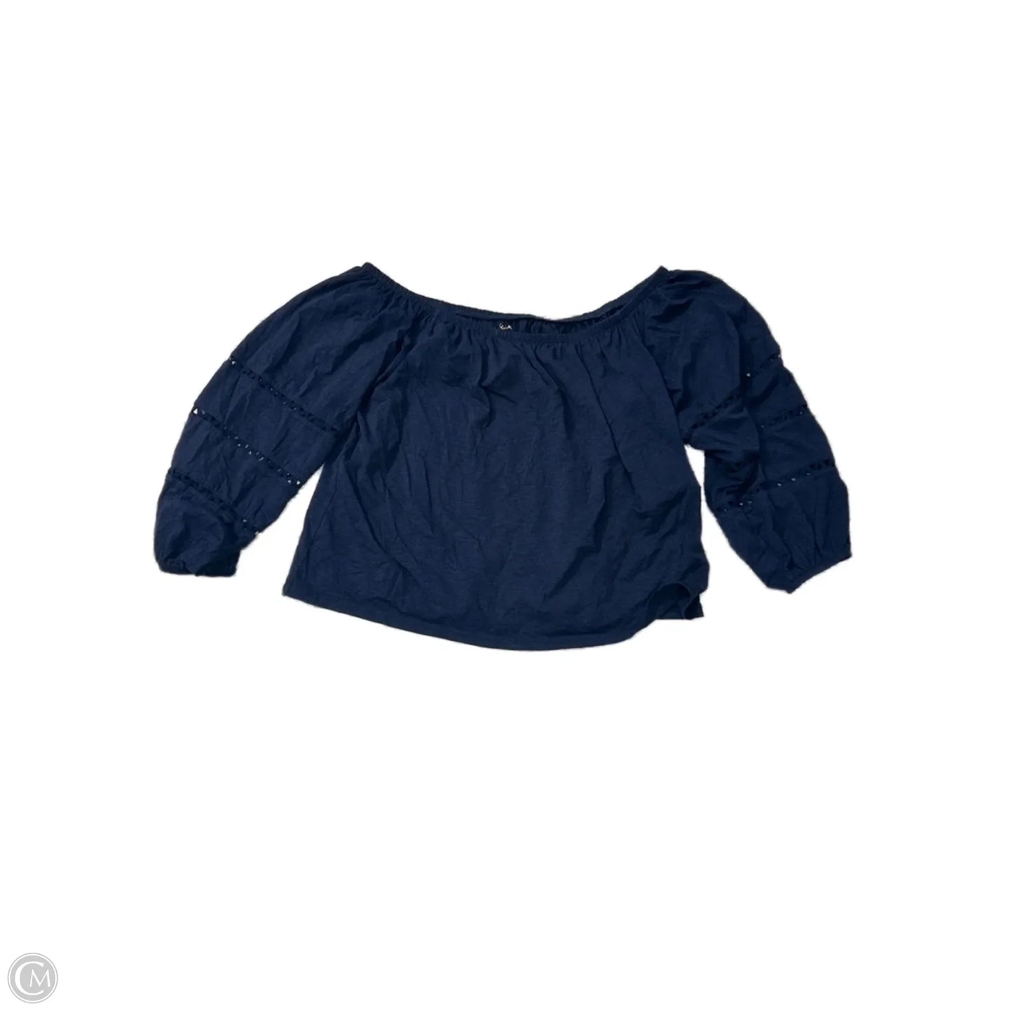 Top Long Sleeve Designer By Lilly Pulitzer In Navy, Size: Xl