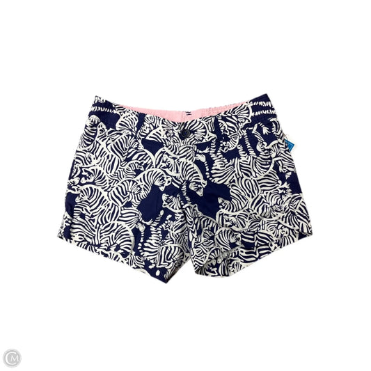 Shorts Designer By Lilly Pulitzer In Blue & White, Size: 2