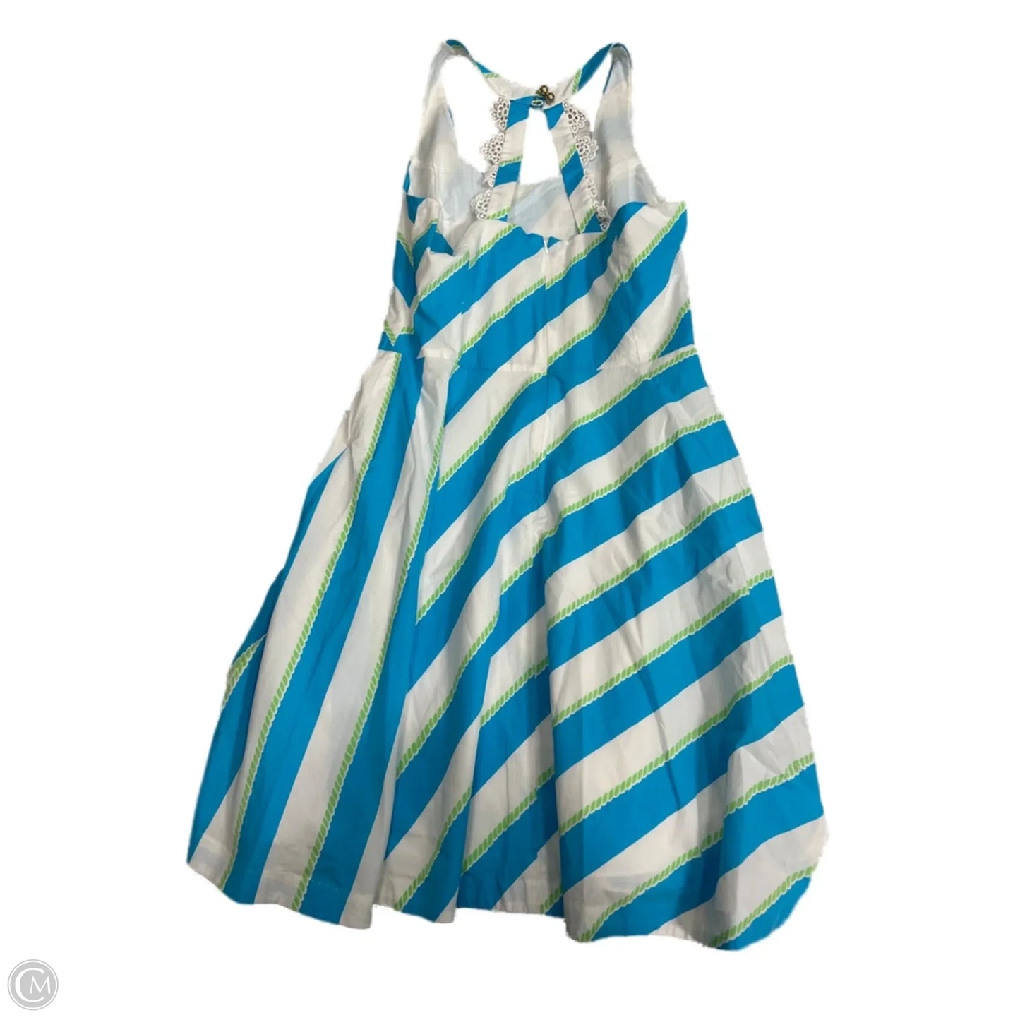 Dress Designer By Lilly Pulitzer In Blue & White, Size: S