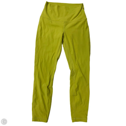 Athletic Leggings By Lululemon In Green, Size: S