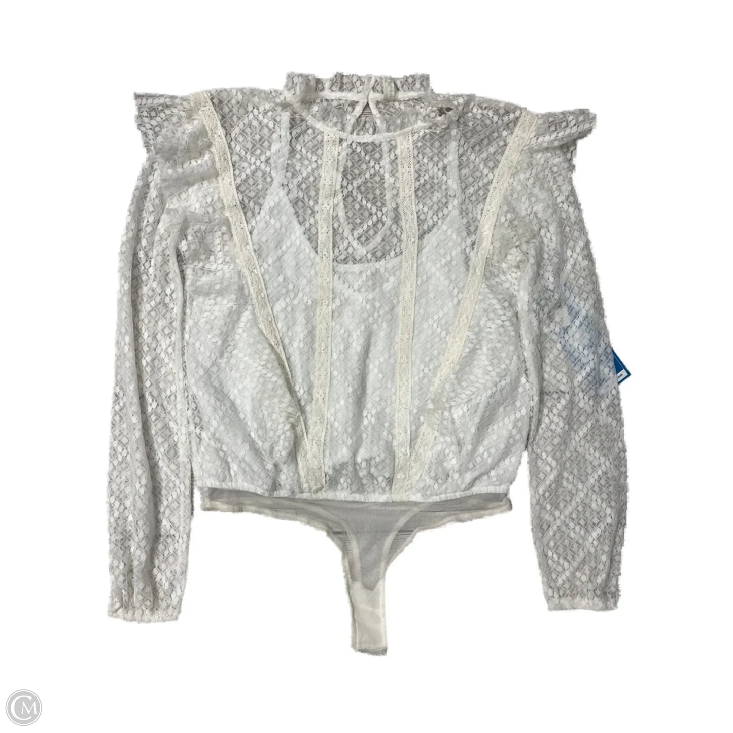 Top Long Sleeve By Free People In White, Size: S