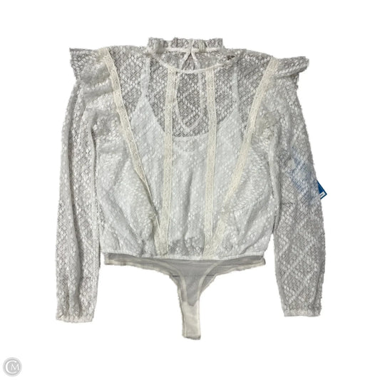 Top Long Sleeve By Free People In White, Size: S