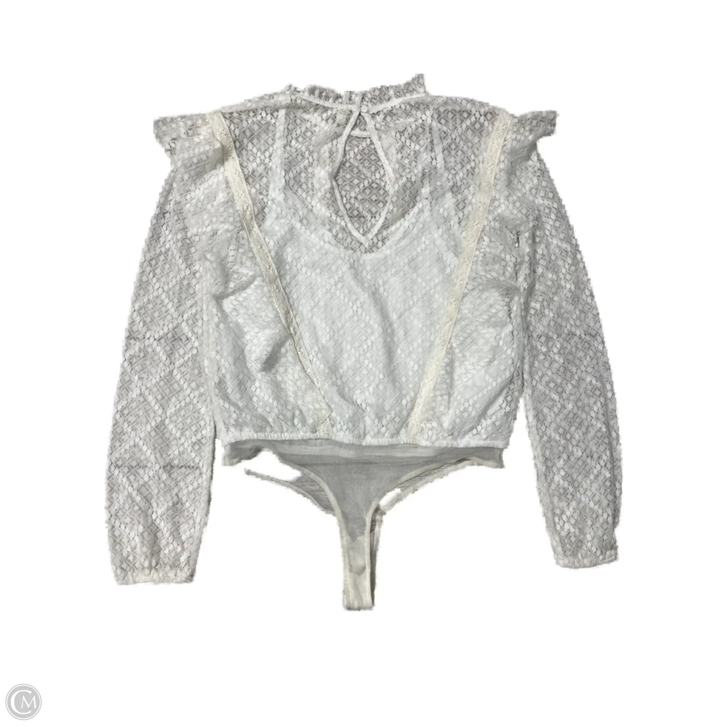 Top Long Sleeve By Free People In White, Size: S