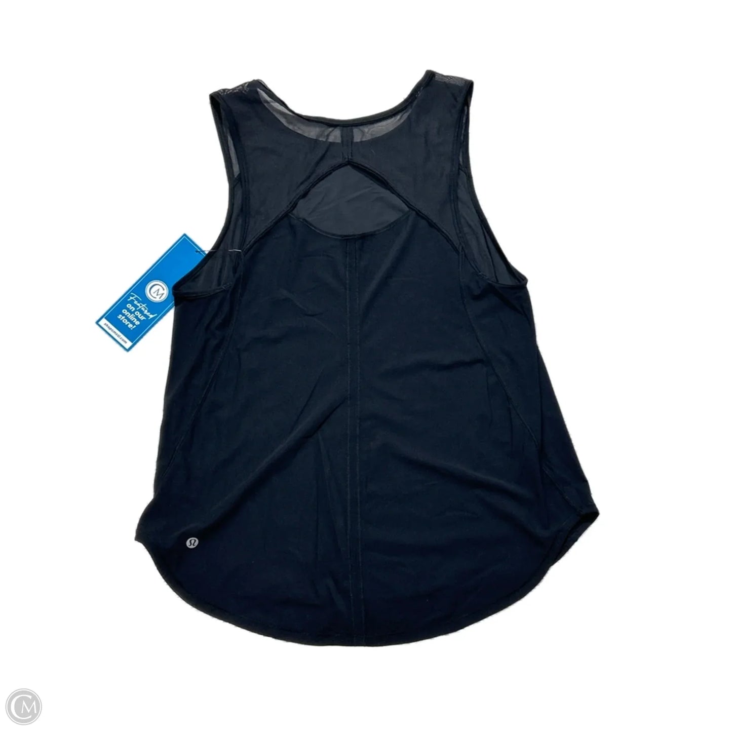 Athletic Tank Top By Lululemon In Black, Size: M