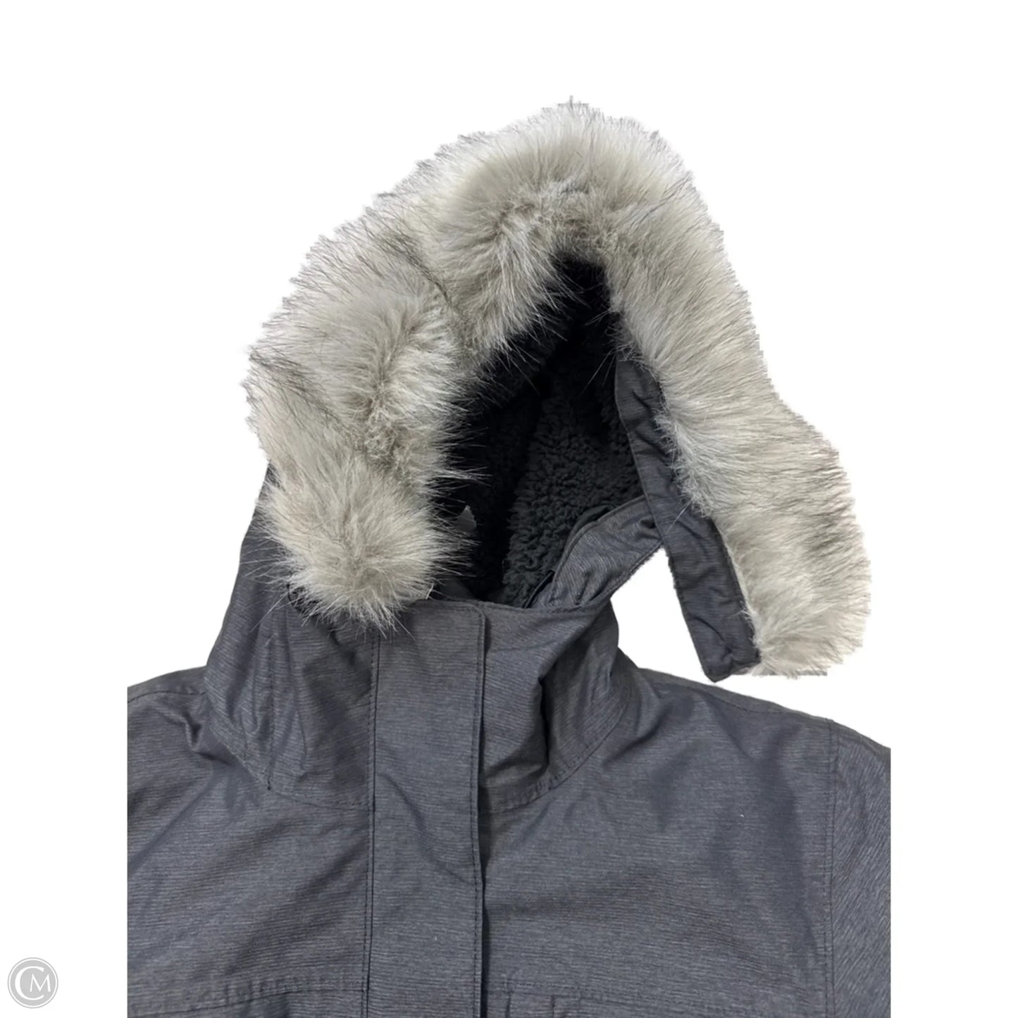 Coat Puffer & Quilted By Columbia In Grey, Size: M