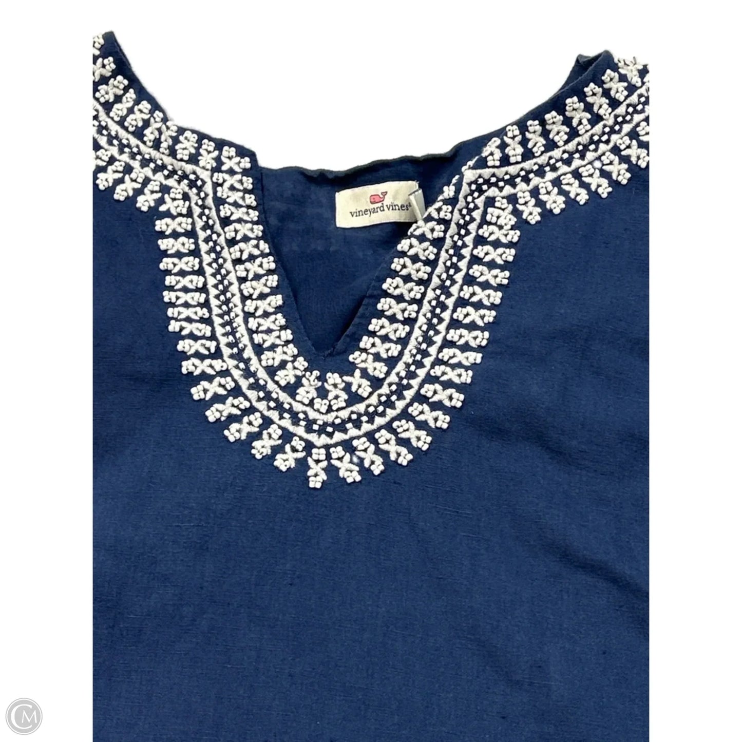 Dress Casual Short By Vineyard Vines In Blue, Size: M