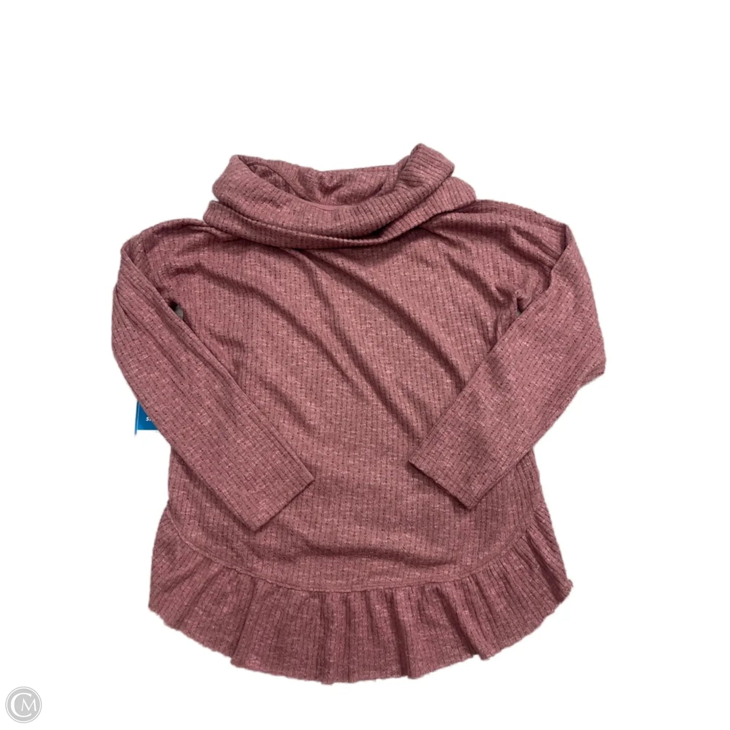 Top Long Sleeve By Maeve In Pink, Size: Xs