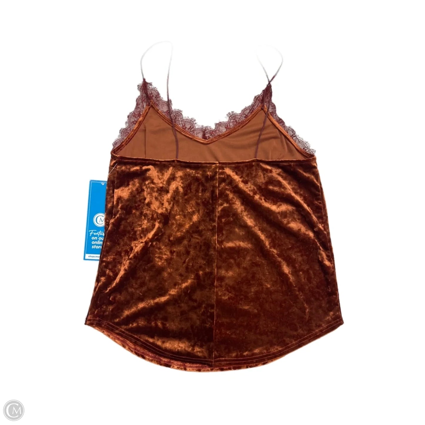 Top Sleeveless Basic By Kimichi Blue In Orange, Size: M