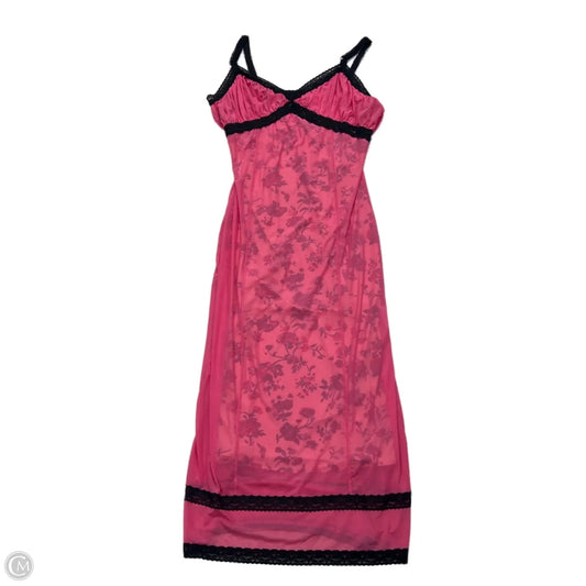 Dress Casual Midi By Urban Outfitters In Pink, Size: L