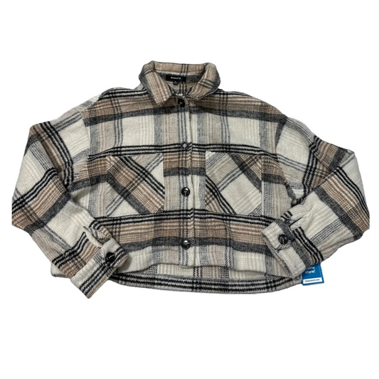 Jacket Shirt By Stunn’d In Brown, Size: M