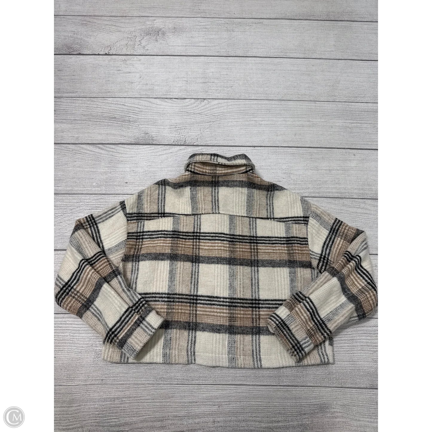 Jacket Shirt By Stunn’d In Brown, Size: M
