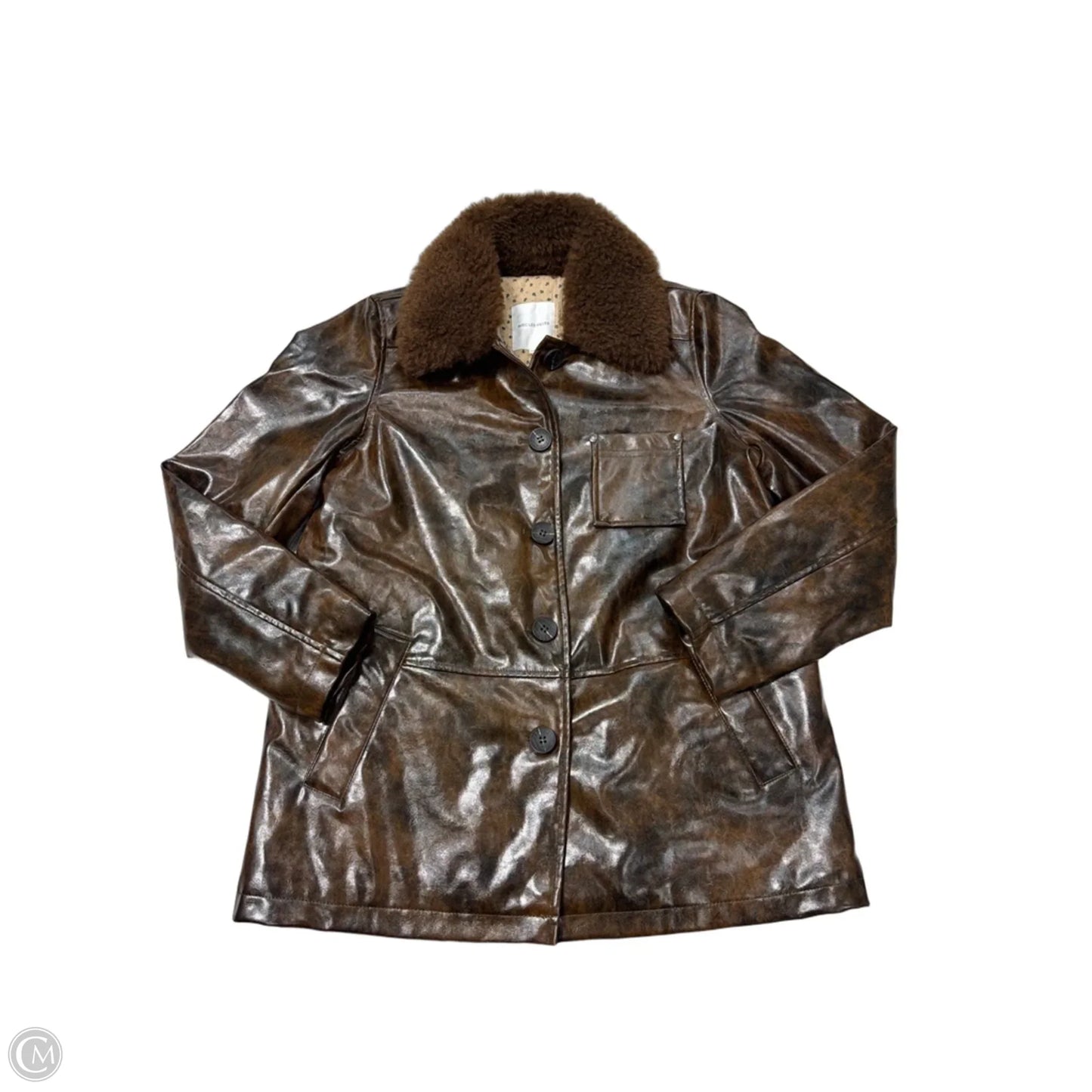 Coat Other By Avec Les Filles In Brown, Size: Xs