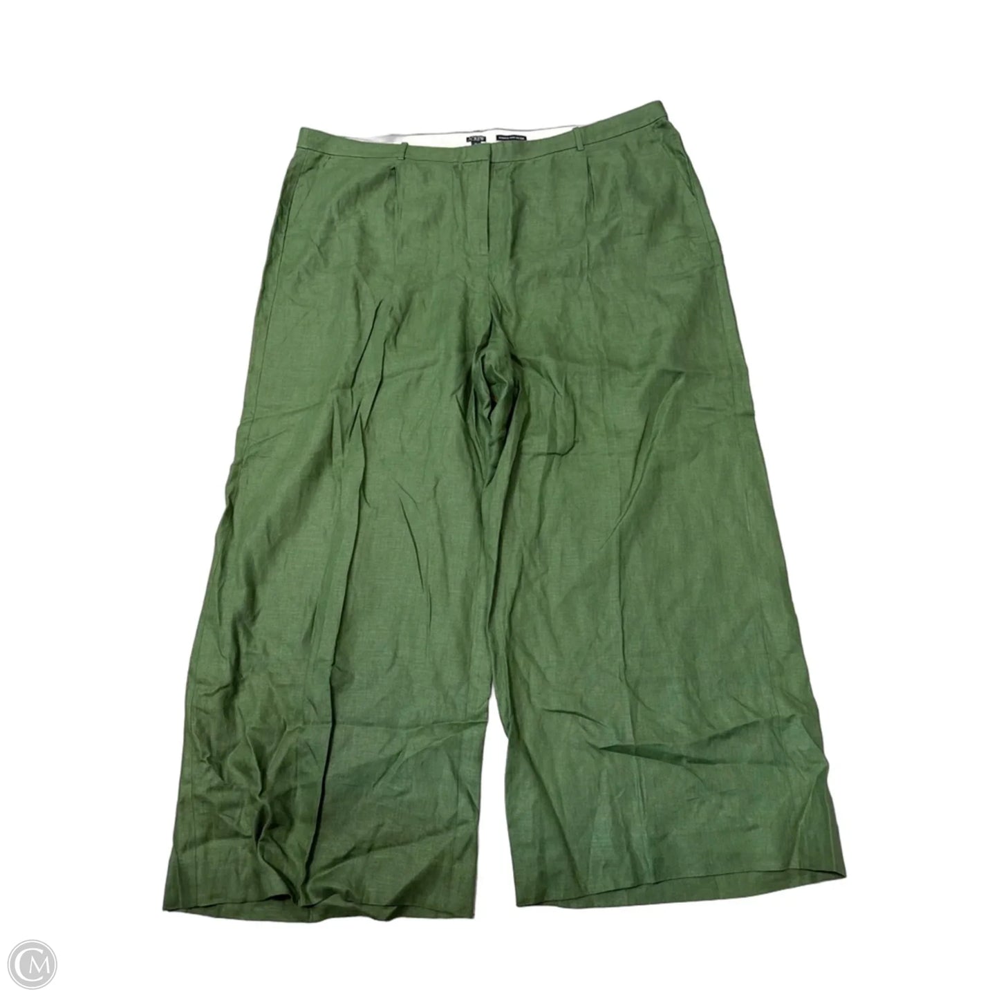New! Pants Wide Leg By J. Crew In Green, Size: 24