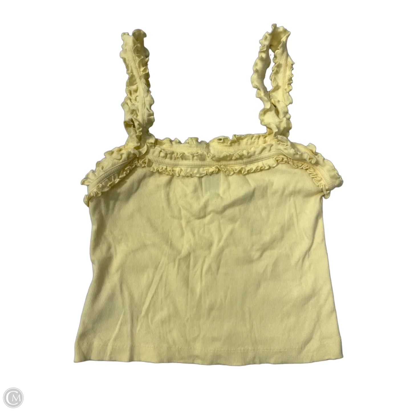 Top Sleeveless By Maeve In Yellow, Size: L
