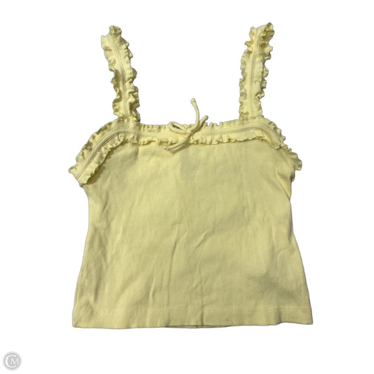 Top Sleeveless By Maeve In Yellow, Size: L