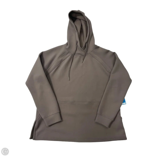 Athletic Sweatshirt Hoodie By 32 Degrees In Beige, Size: L