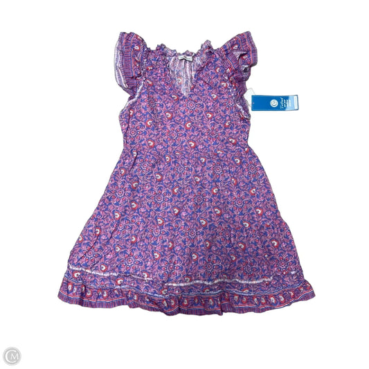 Dress Casual Short By Vineyard Vines In Pink & Purple, Size: S