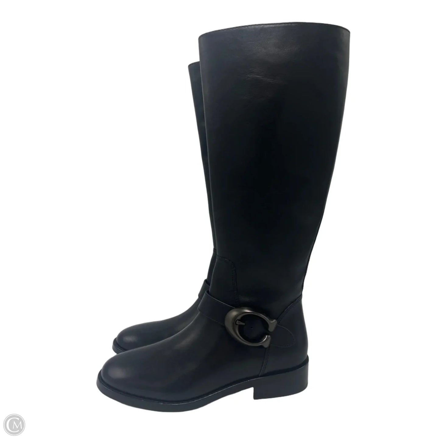 Boots Designer By Coach In Black, Size: 5