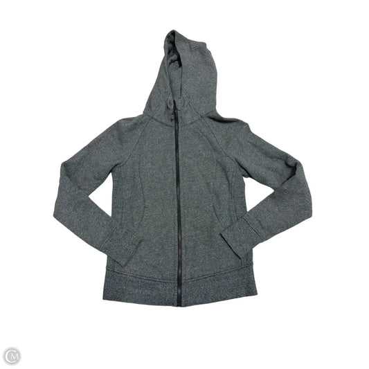 Athletic Jacket By Lululemon In Grey, Size: S