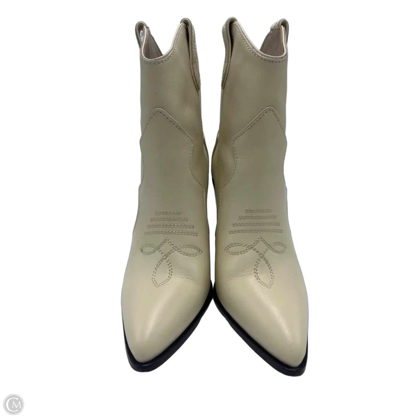Boots Western By Paige In Cream, Size: 6.5
