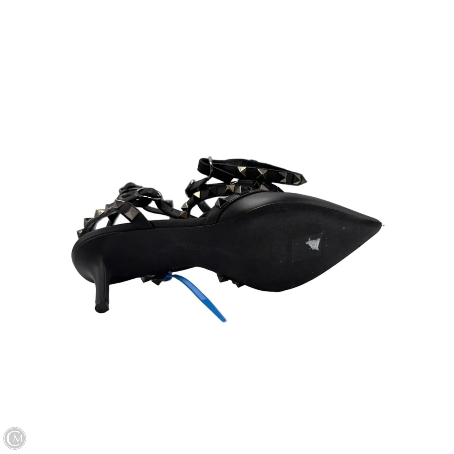 Sandals Luxury Designer By Valentino-garavani In Black, Size: 6.5