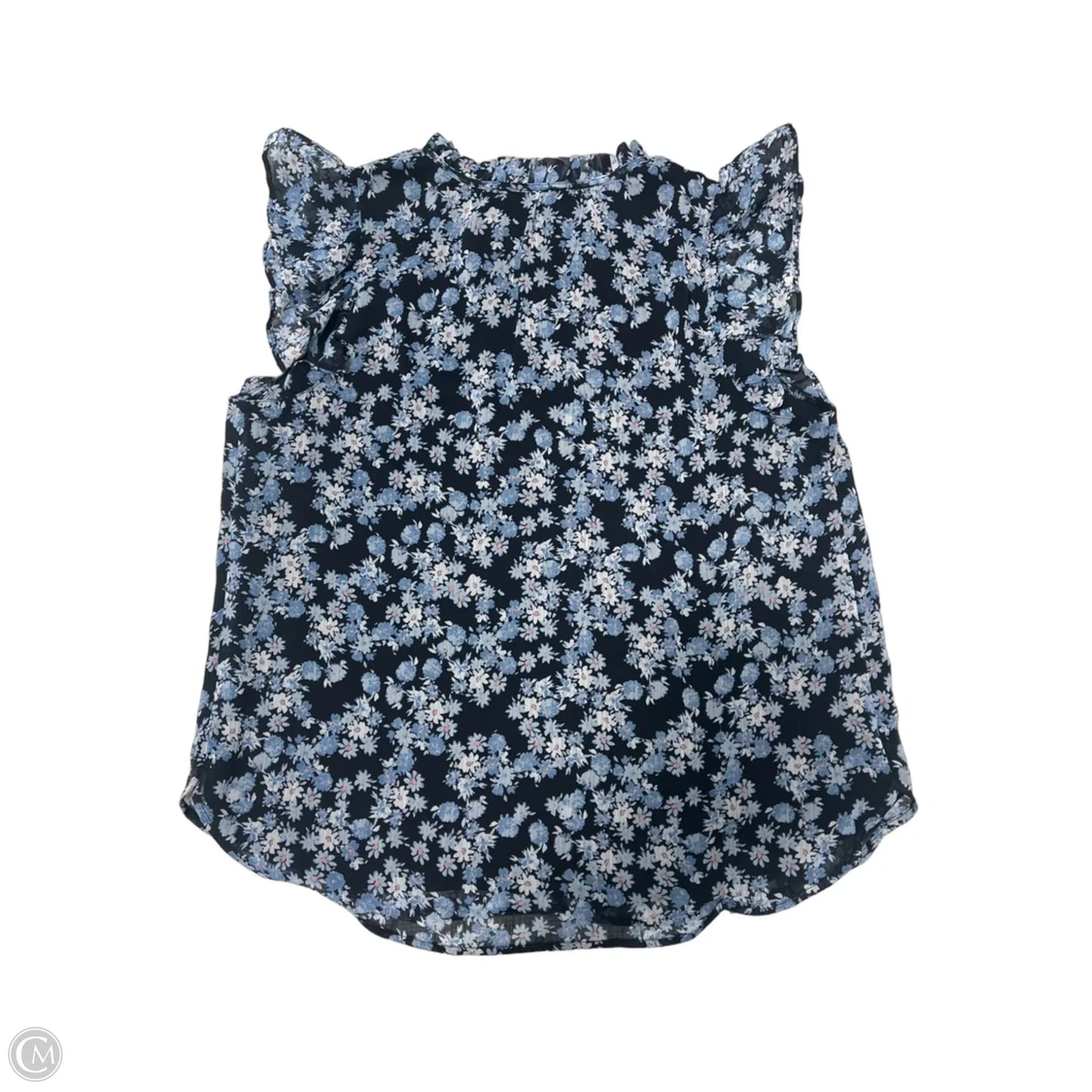 New! Top Short Sleeve By Loft In Floral Print, Size: M