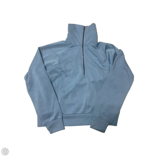 Sweatshirt Collar By Pink Lily In Blue, Size: M