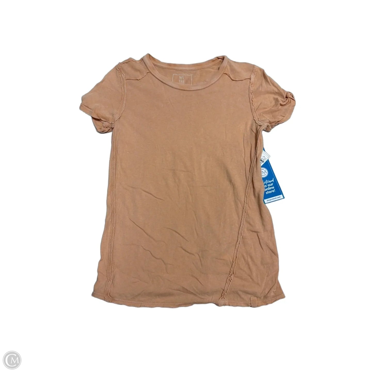 Top Short Sleeve By We The Free In Orange, Size: Sp